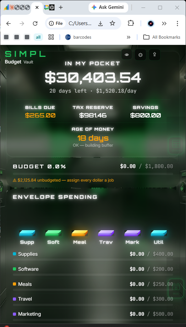 Budget Tracker Module